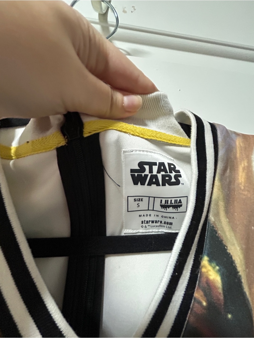 Star Wars Sleeveless V-Neck Maxi Dress in Black, White, Blue, Brown - Picture 3 of 4